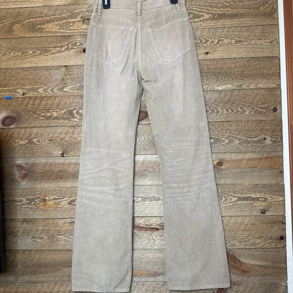 RE/DONE High Waist Corduroy Bootcut Jeans in Camel Size 25 NWOT - Picture 3 of 7